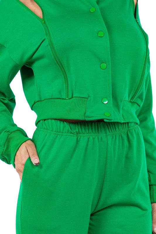 Green Sexy Fashion Two Piece Set king-general-store-5710.myshopify.com