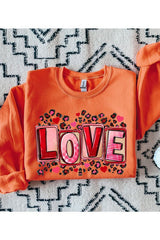 LOVE Unisex Fleece Sweatshirt king-general-store-5710.myshopify.com