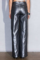 Metallic High Rise Wide Jeans king-general-store-5710.myshopify.com