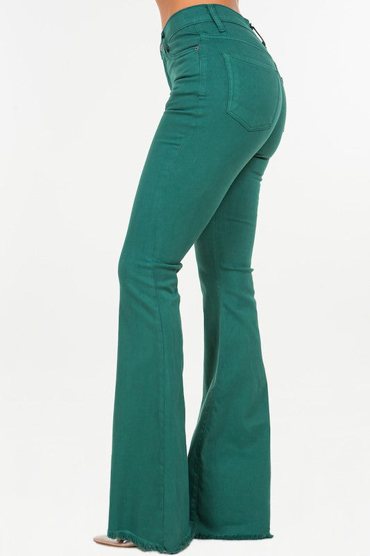 Bell Bottom Jean in Hunter Geen king-general-store-5710.myshopify.com