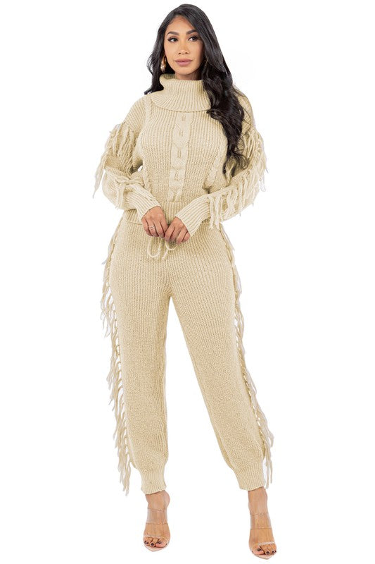 Tassel Design Sweater Pants Set king-general-store-5710.myshopify.com