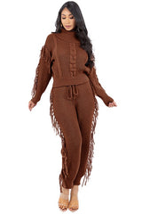 Sweater Pants Set with Tassel Design king-general-store-5710.myshopify.com