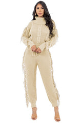 Sweater Pants Set with Tassel Design king-general-store-5710.myshopify.com