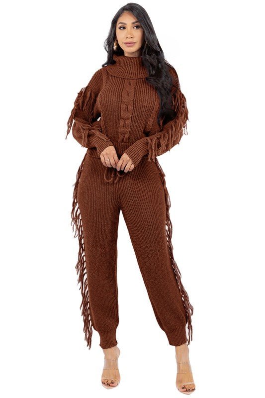 Sweater Pants Set with Tassel Design king-general-store-5710.myshopify.com