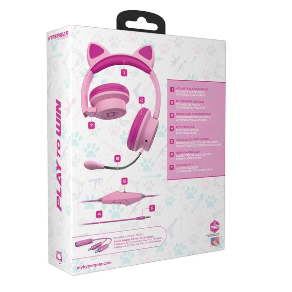 HyperGear Kombat Kitty Kids Gaming Headset king-general-store-5710.myshopify.com