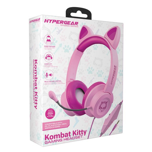 HyperGear Kombat Kitty Kids Gaming Headset king-general-store-5710.myshopify.com