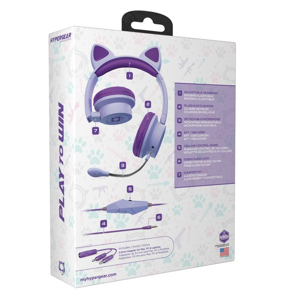 HyperGear Kombat Kitty Kids Gaming Headset king-general-store-5710.myshopify.com