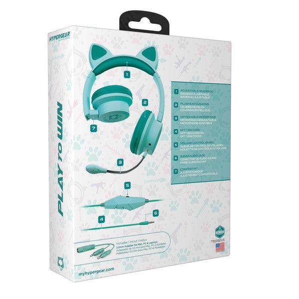 HyperGear Kombat Kitty Kids Gaming Headset king-general-store-5710.myshopify.com