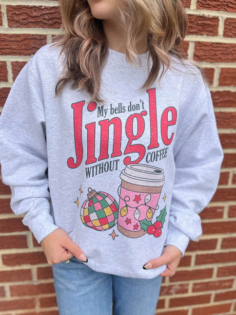 Bells Don't Jingle Without Coffee Sweatshirt king-general-store-5710.myshopify.com