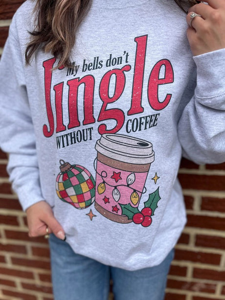 Bells Don't Jingle Without Coffee Sweatshirt king-general-store-5710.myshopify.com