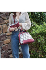 MKF Frida Satchel bag with matching Wallet by Mia king-general-store-5710.myshopify.com