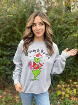 Grinchy and Boujee Sweatshirt king-general-store-5710.myshopify.com