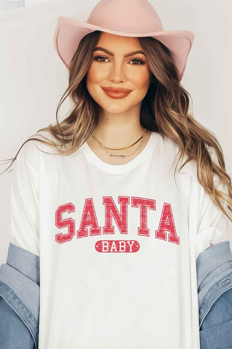 Santa Baby Christmas Graphic Tee king-general-store-5710.myshopify.com