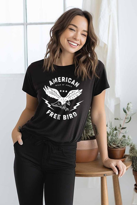 American FREEBIRD Graphic Tee king-general-store-5710.myshopify.com