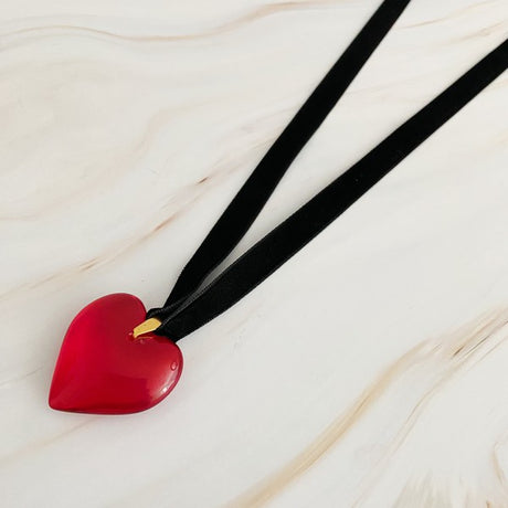 Bold In Red Black Sash Necklace king-general-store-5710.myshopify.com