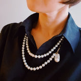 In Your Way Pearl And Chain Long Necklace king-general-store-5710.myshopify.com