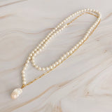 In Your Way Pearl And Chain Long Necklace king-general-store-5710.myshopify.com