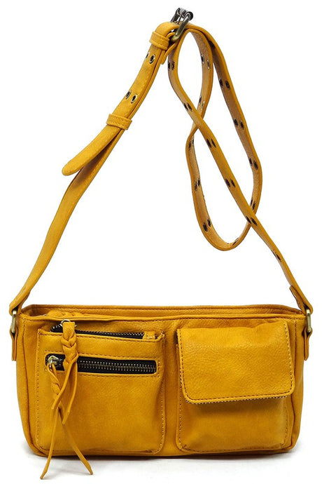 Fashion Buckle Strap Crossbody Bag