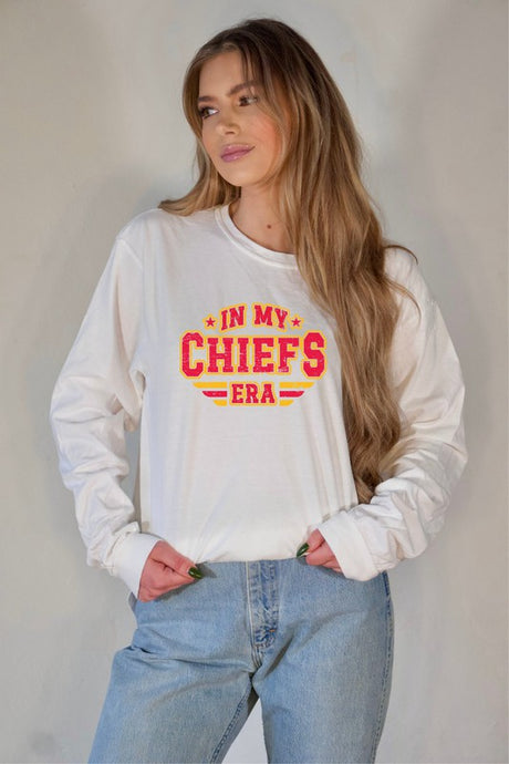 Plus In My Chiefs Era Graphic Long Sleeve Tee king-general-store-5710.myshopify.com
