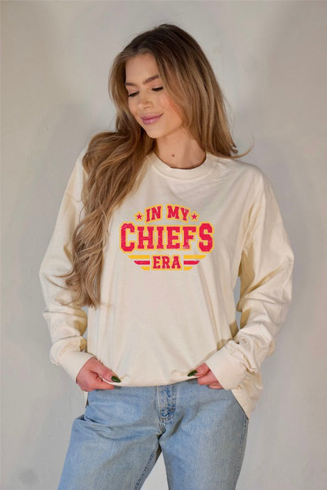 Plus In My Chiefs Era Graphic Long Sleeve Tee king-general-store-5710.myshopify.com
