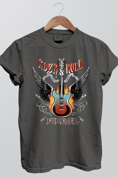 Rock and Roll Forever Garment Dye Tee king-general-store-5710.myshopify.com