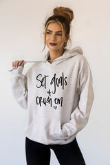 Set Goals and Crush Em Graphic Hoodie king-general-store-5710.myshopify.com