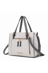 MKF Elise Color-block Satchel Bag by Mia k king-general-store-5710.myshopify.com