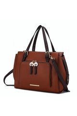 MKF Elise Color-block Satchel Bag by Mia k king-general-store-5710.myshopify.com