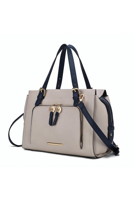 MKF Elise Color-block Satchel Bag by Mia k king-general-store-5710.myshopify.com