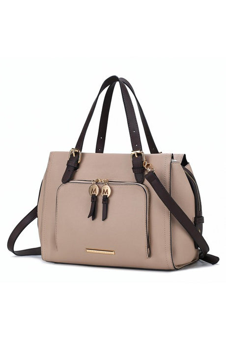 MKF Elise Color-block Satchel Bag by Mia k king-general-store-5710.myshopify.com