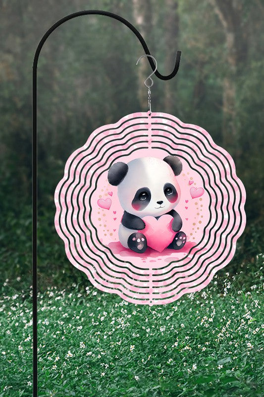 Valentine's Day Panda Heart Wind Spinner king-general-store-5710.myshopify.com