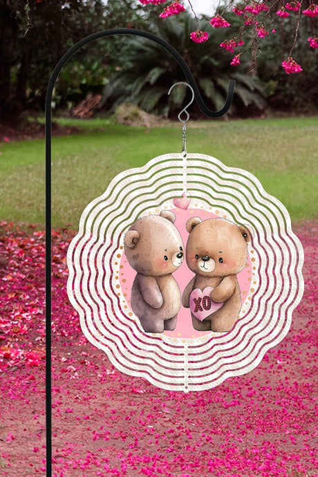 Valentine's Day XO Teddy Bears Wind Spinner king-general-store-5710.myshopify.com