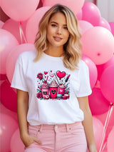 Love Valentine Drinks Graphic Tee king-general-store-5710.myshopify.com