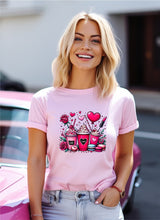 Love Valentine Drinks Graphic Tee king-general-store-5710.myshopify.com