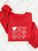 Nine Heart Valentine Sweatshirt king-general-store-5710.myshopify.com