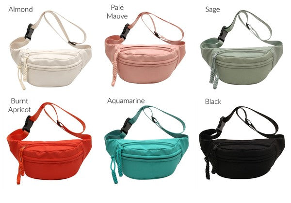 Marisa Nylon Crescent Sling Belt Bum Fanny Bag king-general-store-5710.myshopify.com