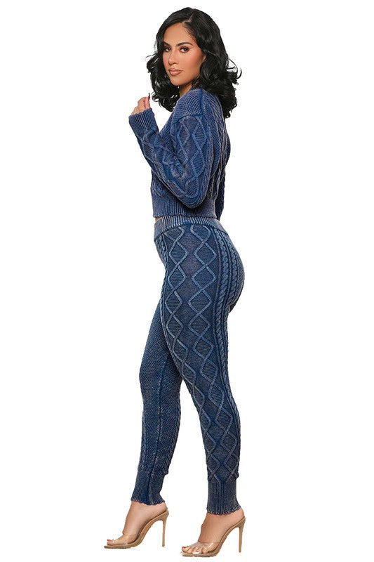 Long Sleeve Crop Sweater Pant Set king-general-store-5710.myshopify.com