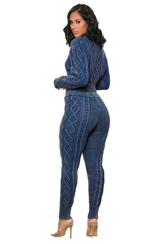 Long Sleeve Crop Sweater Pant Set king-general-store-5710.myshopify.com