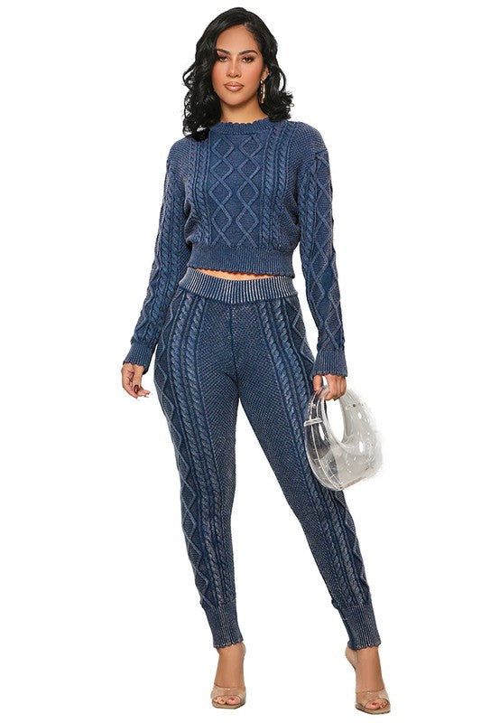 Long Sleeve Crop Sweater Pant Set king-general-store-5710.myshopify.com