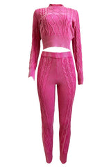 Long Sleeve Round Neckline Sweater Pants Set king-general-store-5710.myshopify.com