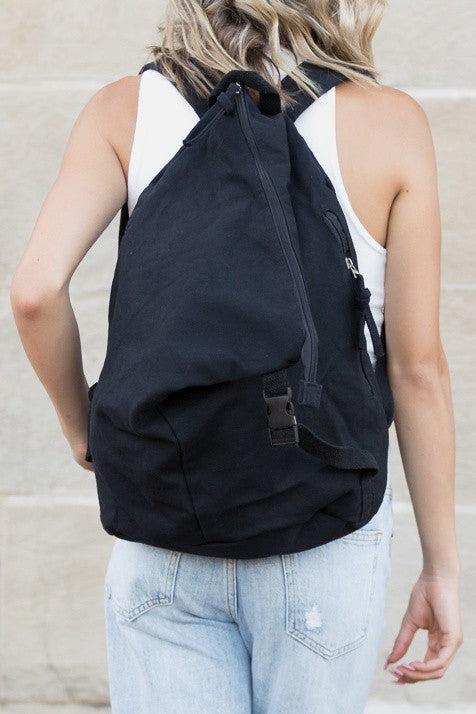 Kai Asymmetric Canvas Backpack king-general-store-5710.myshopify.com