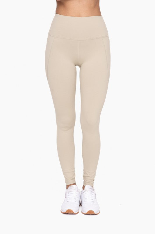 Tapered Band Essential Solid Highwaist Leggings