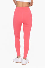 Tapered Band Essential Solid Highwaist Leggings