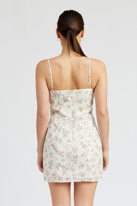 FLORAL PRINT EYELET DRESS king-general-store-5710.myshopify.com