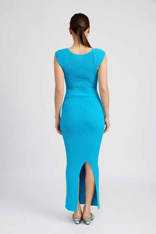 Sweetheart Bodycon Dress with Slit king-general-store-5710.myshopify.com