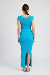 Sweetheart Bodycon Dress with Slit king-general-store-5710.myshopify.com