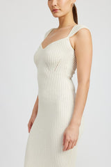 Sweetheart Bodycon Dress with Slit king-general-store-5710.myshopify.com