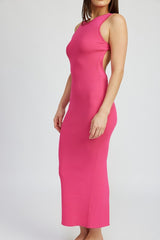 OPEN BACK MAXI KNIT DRESS king-general-store-5710.myshopify.com