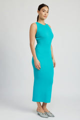 OPEN BACK MAXI KNIT DRESS king-general-store-5710.myshopify.com