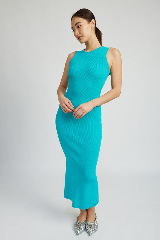 OPEN BACK MAXI KNIT DRESS king-general-store-5710.myshopify.com